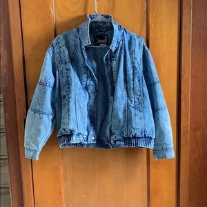 Vintage and trendy jean jacket